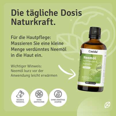 Sie sehen eine Packung Neemöl für Pflanzen & Kosmetik, Produktbild: 03 Neemöl für Pflanzen & Kosmetik, A-Nr.: 5898879 - 03