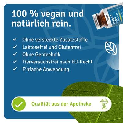 Sie sehen eine Packung Omega 3 Vegan aus Algenöl, Produktbild: 05 Omega 3 Vegan aus Algenöl, A-Nr.: 5820736 - 05