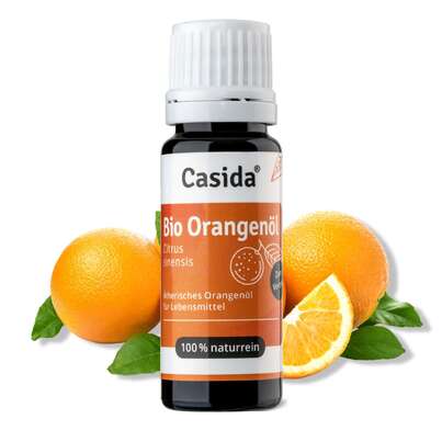 Sie sehen eine Packung Bio Orangenöl – Zum Verzehr, Produktbild: 01 Bio Orangenöl – Zum Verzehr, A-Nr.: 5898891 - 01