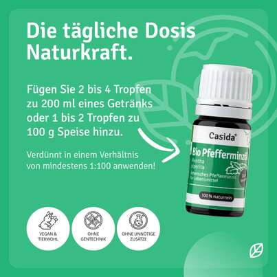 Bio Pfefferminzöl – Zum Verzehr, A-Nr.: 5898916 - 03