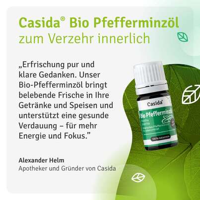 Bio Pfefferminzöl – Zum Verzehr, A-Nr.: 5898916 - 06