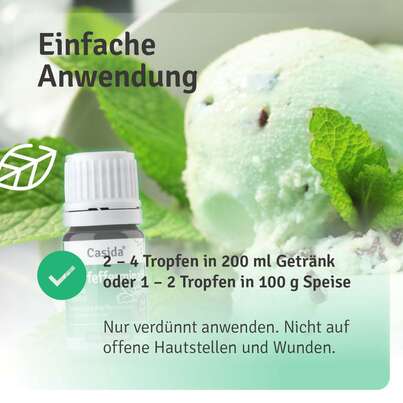 Bio Pfefferminzöl – Zum Verzehr, A-Nr.: 5898916 - 08