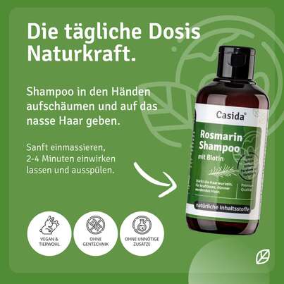 Rosmarin Shampoo mit Biotin, A-Nr.: 5829743 - 08