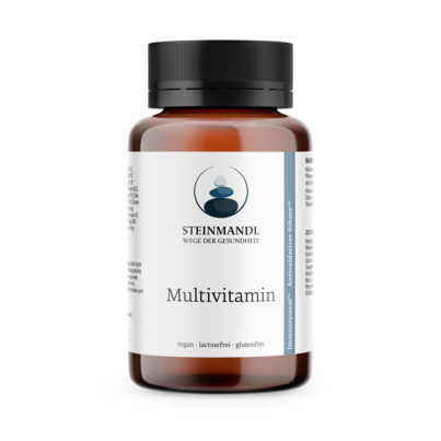Sie sehen eine Packung STEINMANDL MULTIVITAMIN KPS 60ST, Produktbild: 01 STEINMANDL MULTIVITAMIN KPS 60ST, A-Nr.: 5962100 - 01