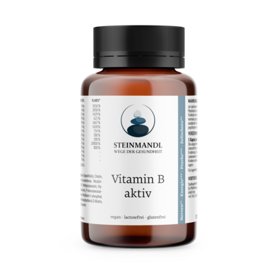 Sie sehen eine Packung STEINMANDL VITAMIN B AKTIV KPS 30ST, Produktbild: 01 STEINMANDL VITAMIN B AKTIV KPS 30ST, A-Nr.: 5962548 - 01