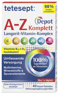 TETESEPT Vitamin A-Z Depot FTA 40ST, A-Nr.: 5431934 - 01