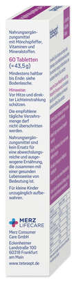 Sie sehen eine Packung tetesept Femi Complex Mönchspfeffer 60 STK, Produktbild: 04 tetesept Femi Complex Mönchspfeffer 60 STK, A-Nr.: 5967445 - 04