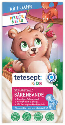 tetesept Kids Schaumsalz Bärenbande 25g, A-Nr.: 5830433 - 01