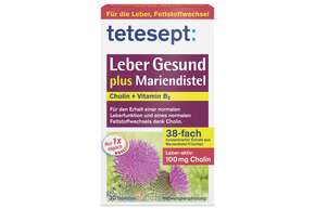 tetesept Leber Gesund Mariendistel 30 Tabl., A-Nr.: 5075089 - 01