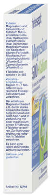 Sie sehen eine Packung tetesept Magnesium 500 + Kalium FTa 30ST, Produktbild: 02 tetesept Magnesium 500 + Kalium FTa 30ST, A-Nr.: 5074919 - 02