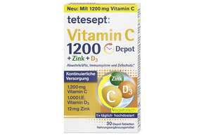 TETESEPT VITAMIN C 1200 +Zink+D3 FTa 30 ST, A-Nr.: 5818188 - 01
