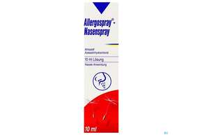 Sie sehen eine Packung Allergospray Nasespray 10ml, Produktbild: 01 Allergospray Nasespray 10ml, A-Nr.: 2448704 - 01