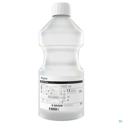 Sie sehen eine Packung Aqua Braun Spuellösung Ecotainer Ce 1000ml 6st, Produktbild: 02 Aqua Braun Spuellösung Ecotainer Ce 1000ml 6st, A-Nr.: 2417744 - 02