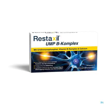 Sie sehen eine Packung B-komplex Kapseln Rextaxil Ump 30st, Produktbild: 03 B-komplex Kapseln Rextaxil Ump 30st, A-Nr.: 5324428 - 03