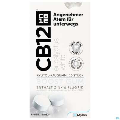 Cb12 Boost Kaugummi Eucalyptus White 10st, A-Nr.: 4405490 - 01