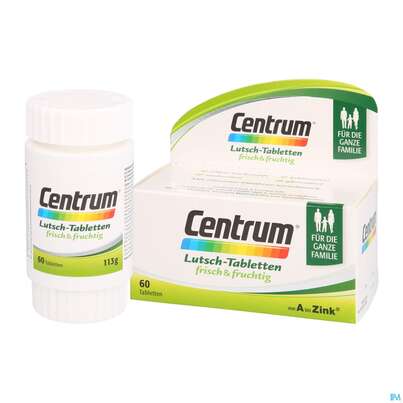 Centrum Lutschtabl Frisch +fruchtig 60st, A-Nr.: 4084198 - 06