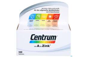 Centrum Tabl A-zink 100st, A-Nr.: 4555456 - 01