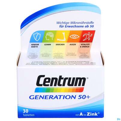 Centrum Tabl Generation 50+ 30st, A-Nr.: 4555462 - 01