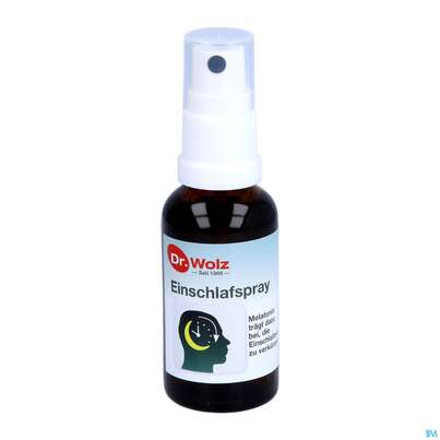 Sie sehen eine Packung Dr.wolz Einschlafspray 60518 30ml, Produktbild: 08 Dr.wolz Einschlafspray 60518 30ml, A-Nr.: 5465264 - 08