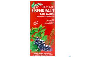 Eisenkraut Revital Elixier Eisen Bio Kraeuter Fruechte Alkoholfrei 330ml, A-Nr.: 3823707 - 01