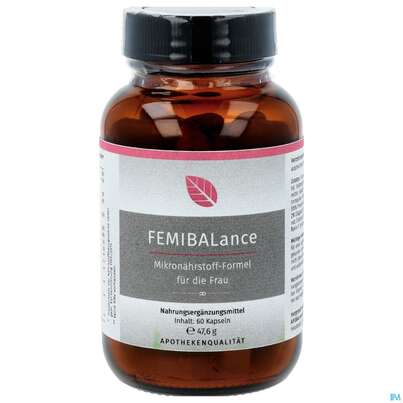 Sie sehen eine Packung Femibalance Kapseln Fuer Die Frau 60st, Produktbild: 01 Femibalance Kapseln Fuer Die Frau 60st, A-Nr.: 5106565 - 01