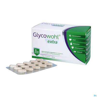 Glycowohl Extra Kapseln +maulbeer- Blattextrakt +chrom +b-vitamine 90st, A-Nr.: 5358640 - 04