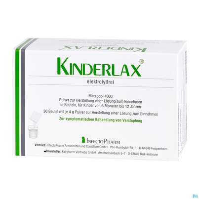 Kinderlax Elektrolytfrei Beutel 30st, A-Nr.: 4769252 - 02