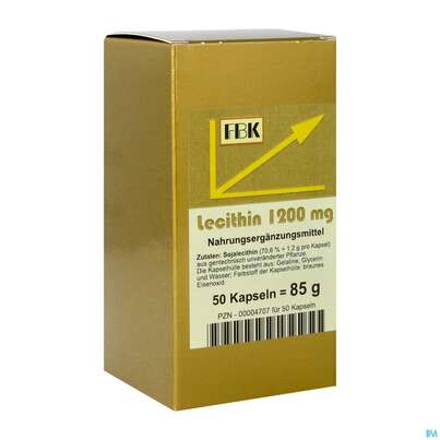 Lecithin Kapseln 1200 -fbk Pharma 50st, A-Nr.: 2048436 - 02