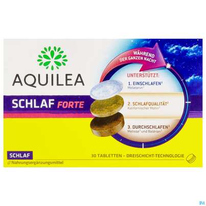 Schlaf Tabl Forte 1,8mg Aquilea 30st, A-Nr.: 5606670 - 01