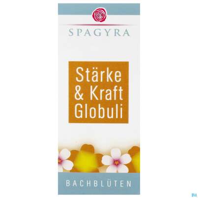 Sie sehen eine Packung Spagyra Globuli Dr.bach Staerke +kraft 10g, Produktbild: 01 Spagyra Globuli Dr.bach Staerke +kraft 10g, A-Nr.: 3994952 - 01