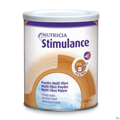 Sie sehen eine Packung Stimulance Multi Fibre Mix Ballaststoffmischung Pulver 400g, Produktbild: 01 Stimulance Multi Fibre Mix Ballaststoffmischung Pulver 400g, A-Nr.: 2614580 - 01