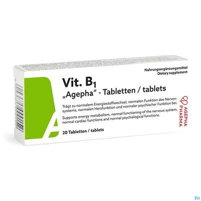Vitamin B1 Tabl Dl 200mg Agepha 20st, A-Nr.: 4338150 - 04