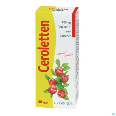 Vitamin C Ceroletten Lutschtabl Dr Grandel Nr 1225 40st, A-Nr.: 3080755 - 01