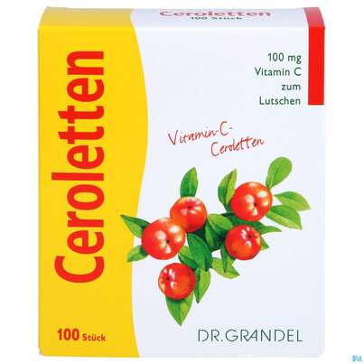 Vitamin C Ceroletten Lutschtabl Dr Grandel Nr.12 100st, A-Nr.: 2680507 - 01