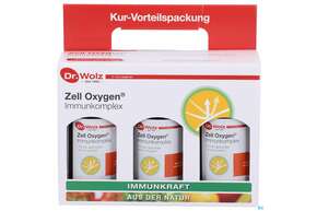 Zell Oxygen Dr.wolz Trink/kur Immunkomplex Kurpackung Nr 60574 3x250 750ml, A-Nr.: 3839281 - 01