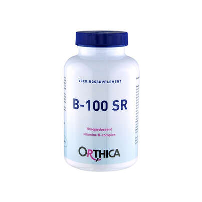 Sie sehen eine Packung Vitamin B - 100 SR Orthica, Produktbild: 01 Vitamin B - 100 SR Orthica, A-Nr.: 5395836 - 01
