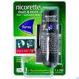 Sie sehen eine Packung Nicorette Spray 1mg/spruehstoss Z.anw.i.d.mundhoehle lösung Fruit & Mint Nfc 1st, Produktbild: 01 Nicorette Spray 1mg/spruehstoss Z.anw.i.d.mundhoehle lösung Fruit & Mint Nfc 1st, A-Nr.: 5510266 - 01
