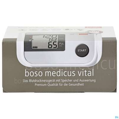 Sie sehen eine Packung Blutdruckmesser Boso Medicus Vital Univ. 1st, Produktbild: 01 Blutdruckmesser Boso Medicus Vital Univ. 1st, A-Nr.: 4235705 - 01