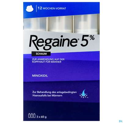 Regaine Schaum Z.anwendung Auf Der Kopfhaut 5% Bp3x6 180g, A-Nr.: 4209961 - 01