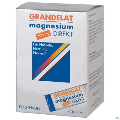 Magnesium Grandelat Direkt 400mg Briefchen Nr.3039 40st, A-Nr.: 3093663 - 01