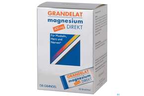 Magnesium Grandelat Direkt 400mg Briefchen Nr.3039 40st, A-Nr.: 3093663 - 01