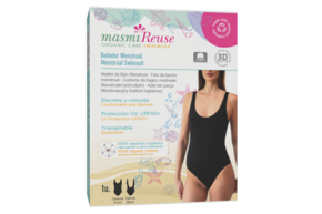 Bio Perioden Badeanzug Masmi Reuse - Schwarz - Größe M, A-Nr.: 5946182 - 01