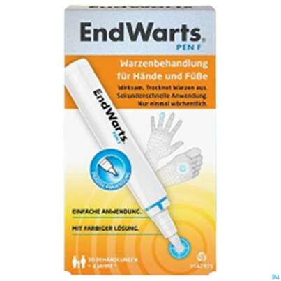 Sie sehen eine Packung Endwarts F Pen Gegen Warzen 3ml, Produktbild: 02 Endwarts F Pen Gegen Warzen 3ml, A-Nr.: 5817645 - 02