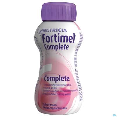Fortimel/complete 200ml Vitalflasche Erdbeere 6x4 24st, A-Nr.: 3664841 - 02