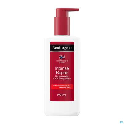 Sie sehen eine Packung Neutrogena Norwegische Formel Koerperbalsam Intensiv Repair 0,25l, Produktbild: 01 Neutrogena Norwegische Formel Koerperbalsam Intensiv Repair 0,25l, A-Nr.: 4014861 - 01