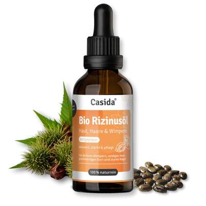 Bio Rizinusöl kaltgepresst für Haut, Haare &amp; Wimpern, A-Nr.: 5957636 - 01