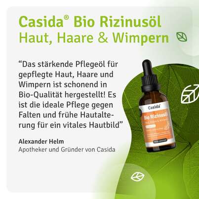 Bio Rizinusöl kaltgepresst für Haut, Haare &amp; Wimpern, A-Nr.: 5957636 - 06
