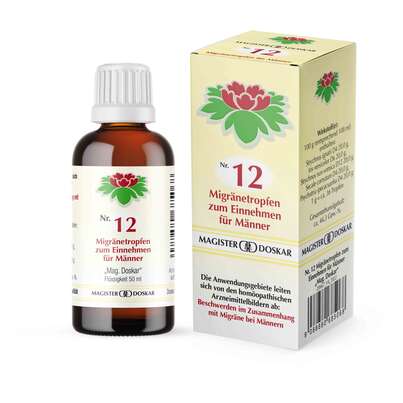 Magister Doskar Nr. 12 Migränetropfen für Männer zum Einnehmen, A-Nr.: 0685067 - 01