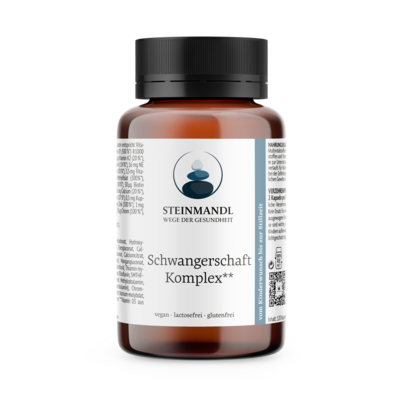 Sie sehen eine Packung STEINMANDL SCHWANGERSCHAFT KOMPLEX, Produktbild: 01 STEINMANDL SCHWANGERSCHAFT KOMPLEX, A-Nr.: 5977478 - 01