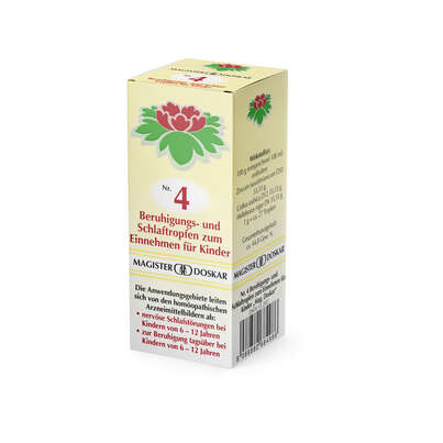 Magister Doskar Nr. 4 Beruhigungs- und Schlaftropfen zum Einnehmen für Kinder, A-Nr.: 0684984 - 04